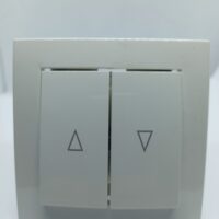 PRZEŁĄCZNIK KLAWISZOWY DO ROLET BIAŁY