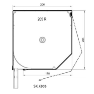 205 dla profilu 39 do 4320 mm wysokości