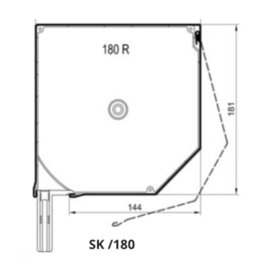 180 dla profilu 39 do 2950 mm wysokości