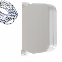 ZWIJACZ DO ROLET ZEWNĘTRZNYCH BIAŁY + SZNUREK 5 MB